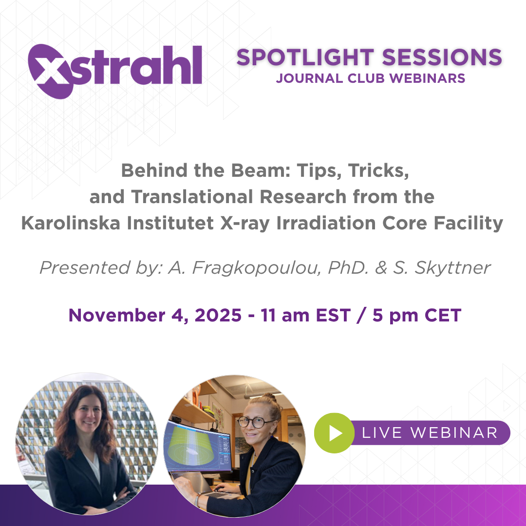 Close-up of the Radiant system applicator positioned for use in treatment